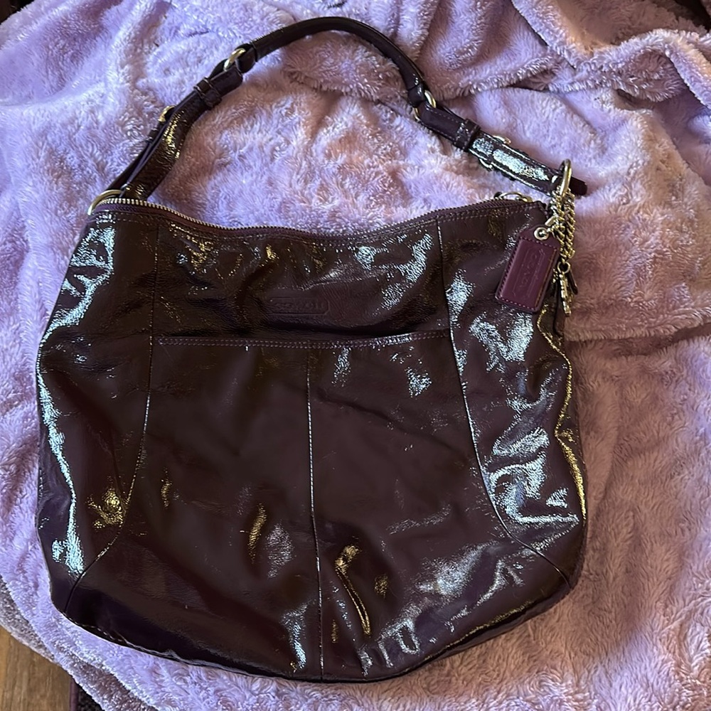 Beautiful Purple Coach handbag